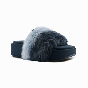 Nine West Rize Platform Slippers Blauw Nederland | BZC-614359